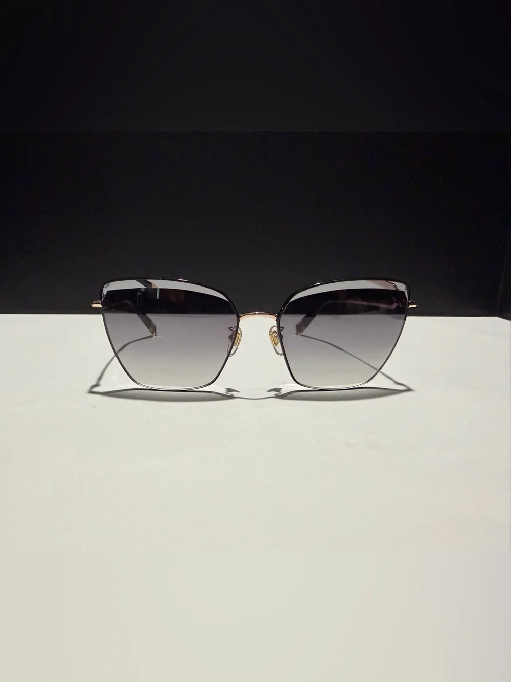 Furla Women's Black to Gray Gradient Cat-Eye Sunglasses‎ SFU403N